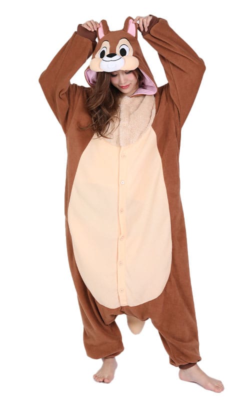 Chip und Chap Eichhörnchen Onesie Kigurumi SAZAC