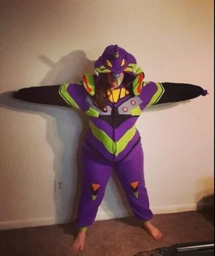 Evangelion EVA01 Glow in the Dark Onesie Kigurumi SAZAC photo review
